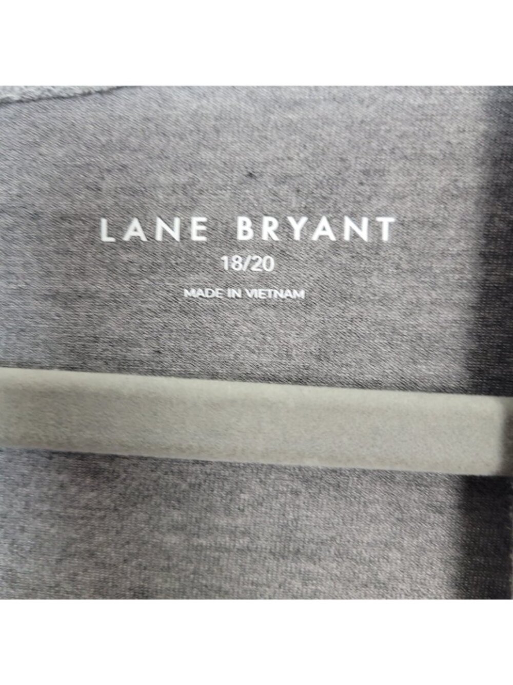 Lane Bryant 18/20 Longline Waterfall Open Front Cardigan Gray Rayon - Picture 3 of 7